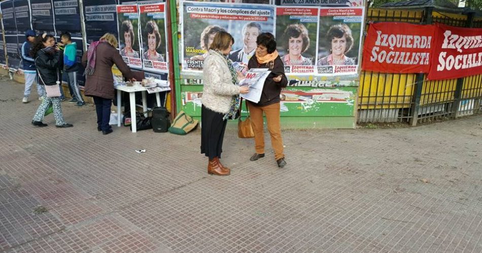 DIFUNDIENDO LAS PROPUESTAS DEL FRENTE DE IZQUIERDA CONTRA LOS PLANES DE AJUSTE DE MACRI